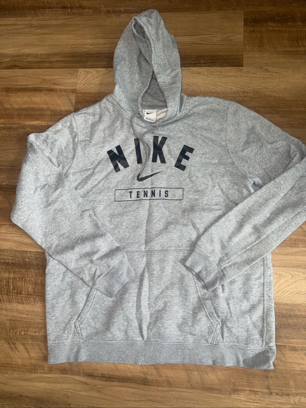 Nike Gray 'Tennis' Pullover Hoodie